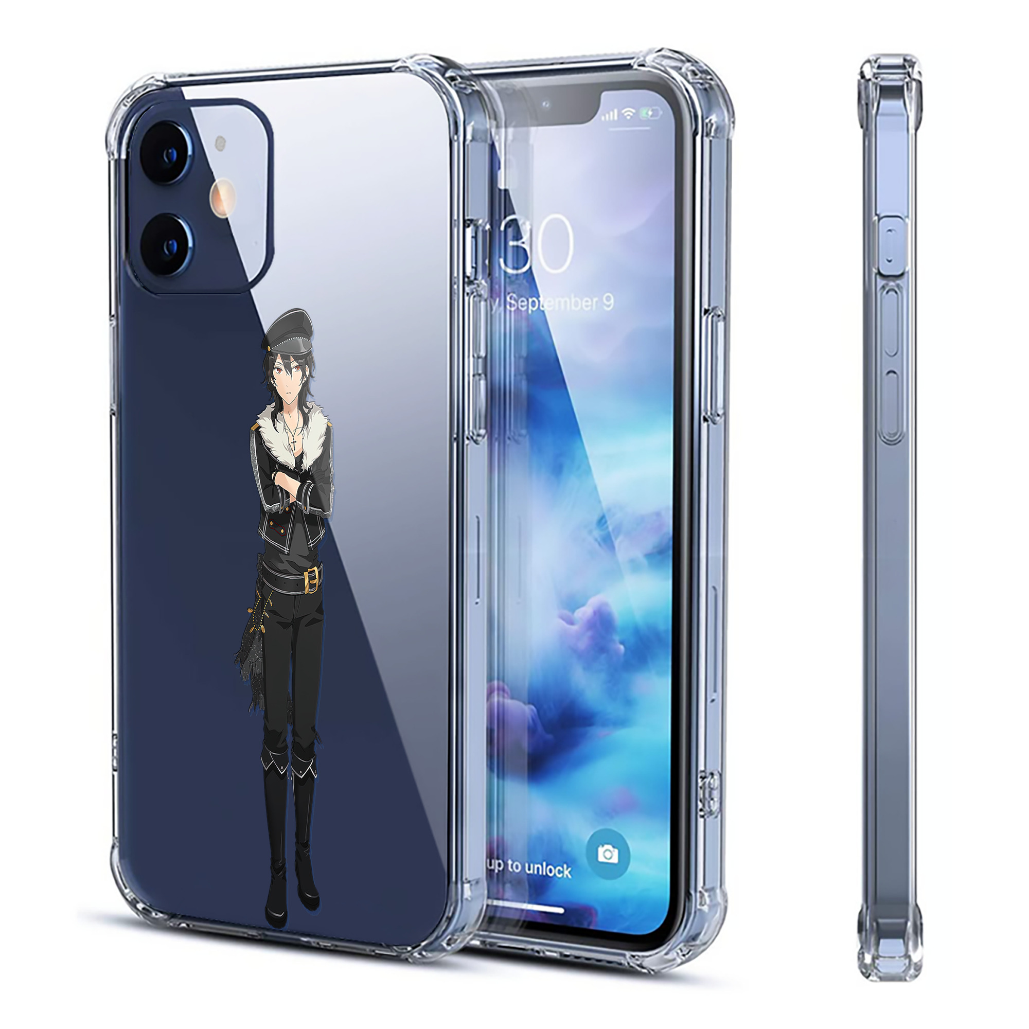 （画像用） あんさんぶるスターズ! Ensemble Stars 【iPhone 12シリーズ対応】透明スマホケース（クリアソフトケース）